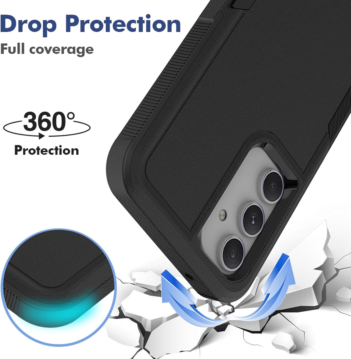 Coque hybride fine pour Samsung Galaxy S24 FE Coque hybride fine pour Samsung Galaxy S24 FE